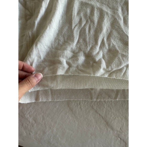 No Comment White Knit Cut Out Dress - Picture 2 of 11